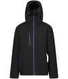 RG443 TRA253 Regatta Navigate Waterproof Insulated Jacket Black / new royal blue colour image